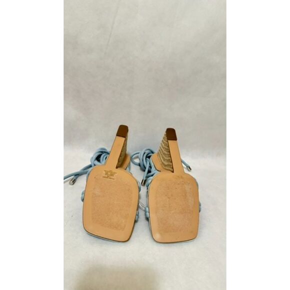 Steve Madden Womens Idolized Bohemian Square Toe Wedge Ankle Strap 8.5M - Picture 5 of 5